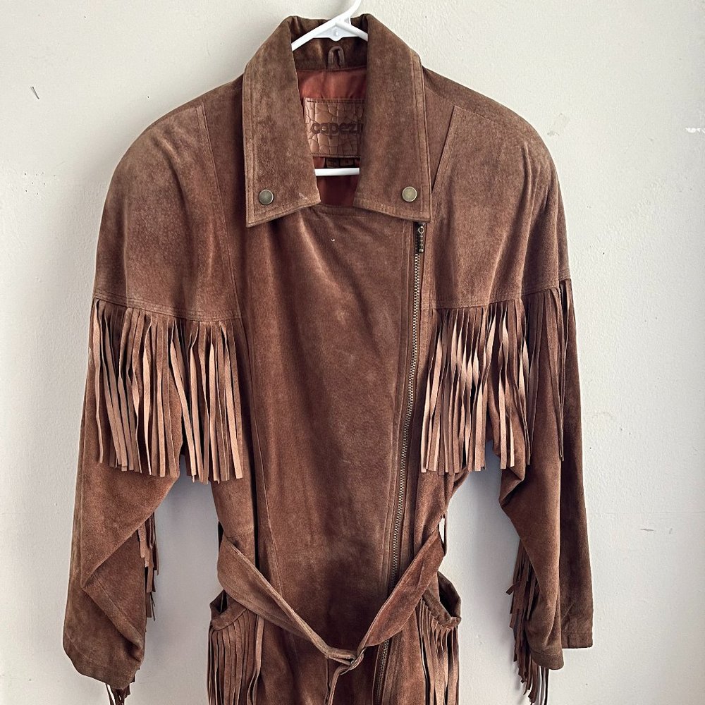 Capezio Vintage 100% Genuine Leather Jacket